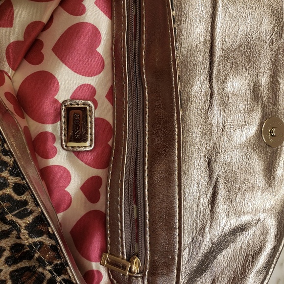 GUESS Leopard Print Clutch/Purse/Handbag - Picture 4 of 5